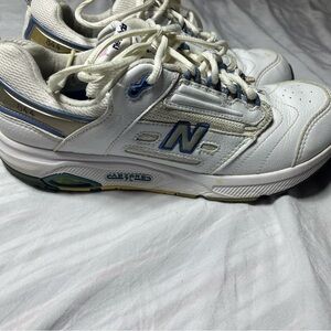 New Balance 844 Walking Shoes – White/Blue